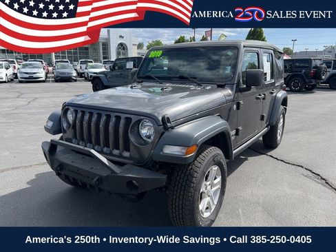 Used 2019 Jeep Wrangler Unlimited Sport S AWD/4WD image 2