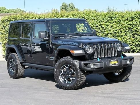 Used 2023 Jeep Wrangler Unlimited Rubicon 4xe w/ Steel Bumper Group AWD/4WD image 2