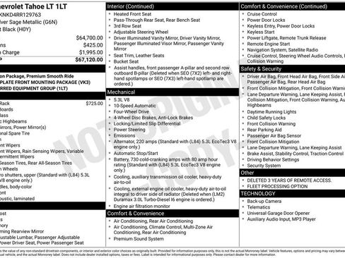 Used 2024 Chevrolet Tahoe LT image 17