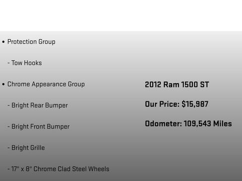 Used 2012 RAM 1500 ST w/ ST Popular Equipment Group AWD/4WD image 6