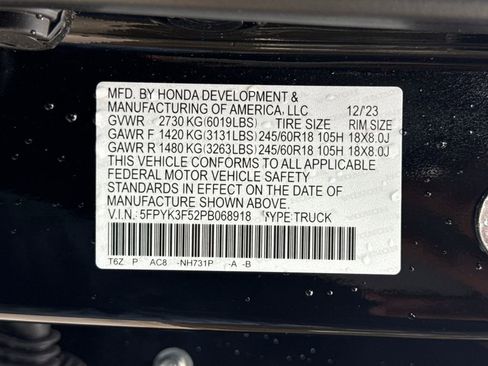 Used 2023 Honda Ridgeline RTL image 30