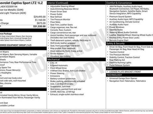 Used 2014 Chevrolet Captiva Sport LTZ image 31