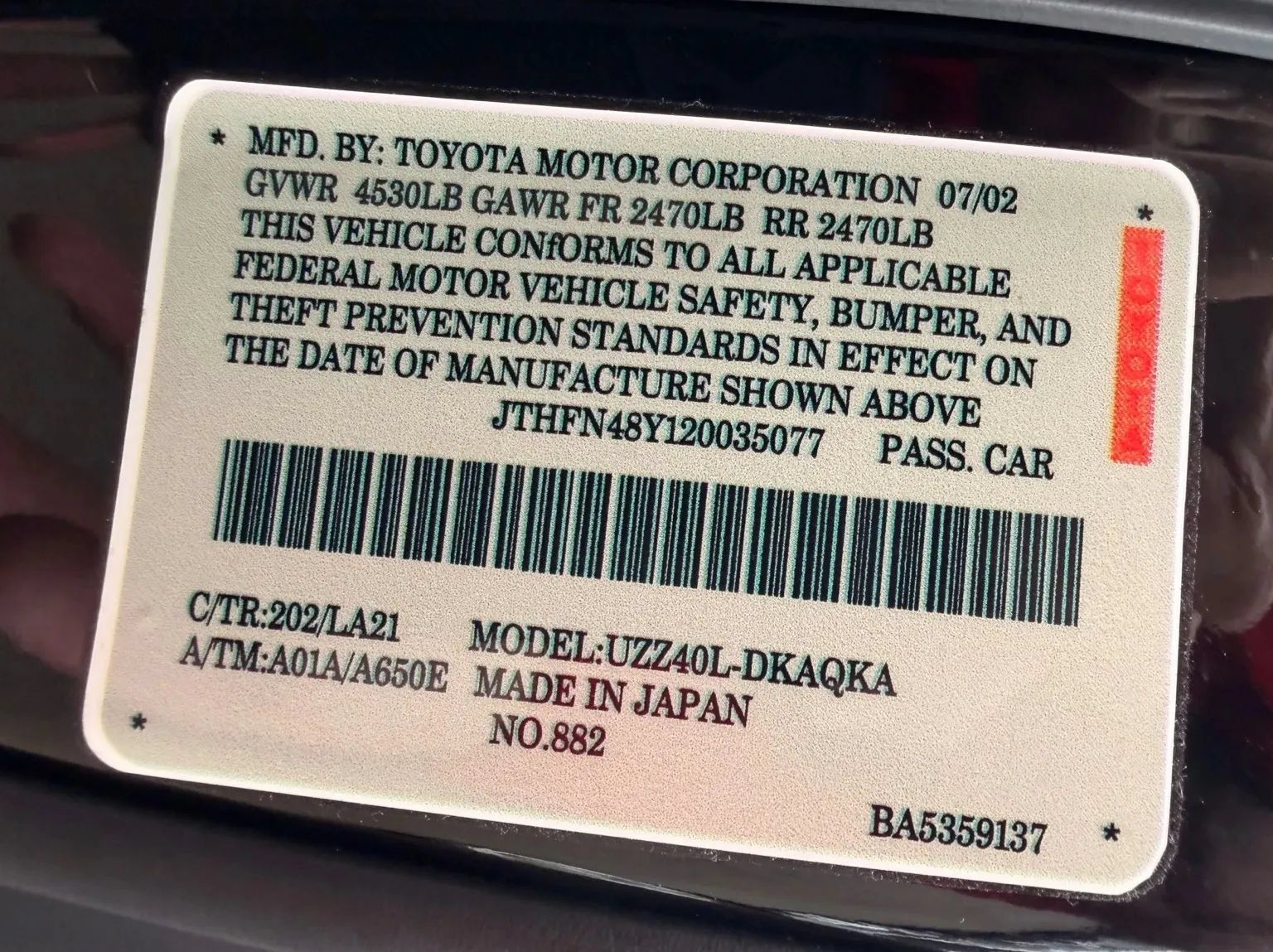 Used 2002 Lexus SC 430 Convertible RWD image 40