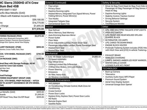 Used 2021 GMC Sierra 2500 AT4 w/ AT4 Preferred Package image 45