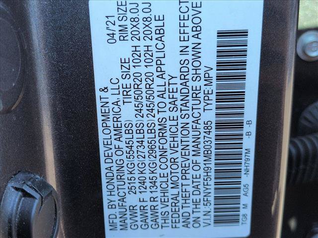 Used 2021 Honda Pilot Touring image 20