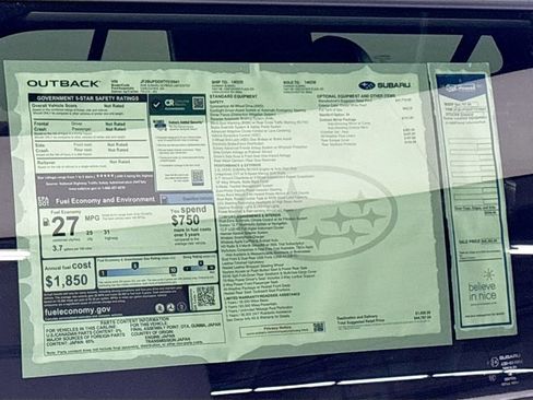 New 2026 Subaru Outback Limited AWD/4WD image 25