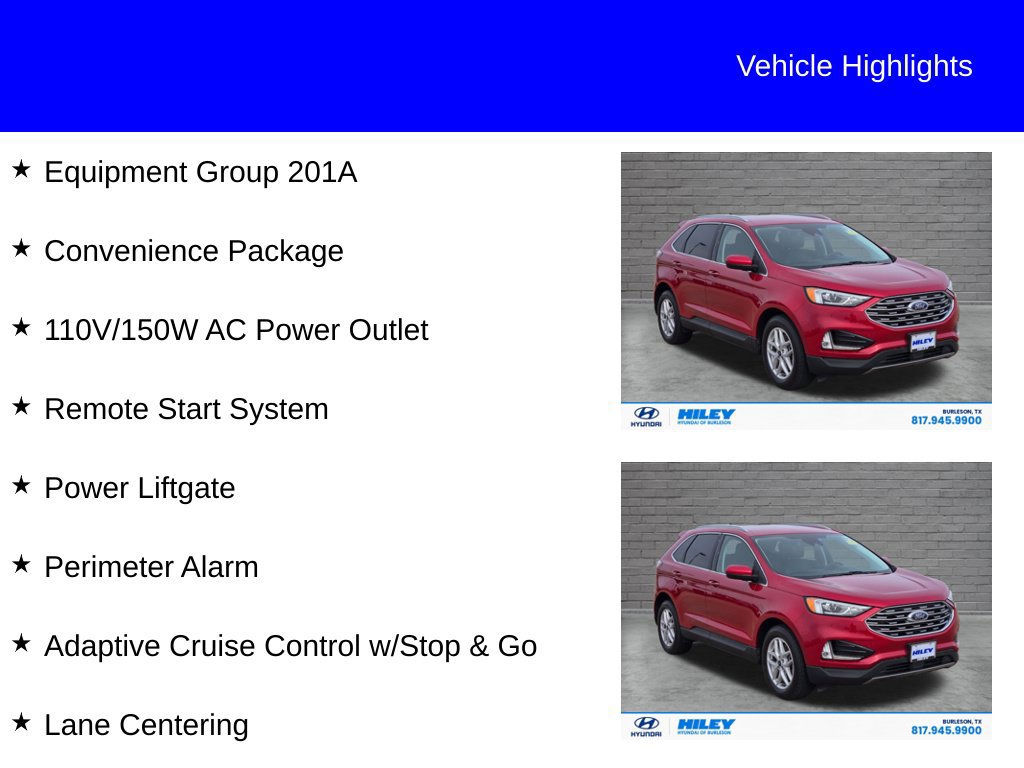 Used 2021 Ford Edge SEL w/ Convenience Package FWD image 11