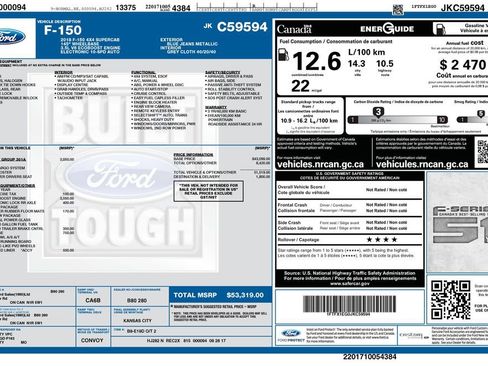 Used 2018 Ford F150 XLT w/ Equipment Group 301A Mid AWD/4WD image 5