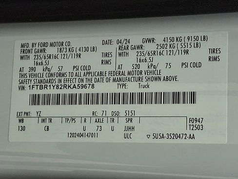 Used 2024 Ford Transit 250 Low Roof w/ Exterior Upgrade Package image 31