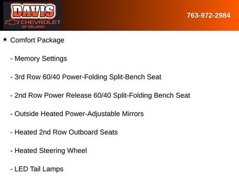 New 2026 Chevrolet Tahoe LT w/ Comfort Package AWD/4WD image 15