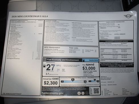 New 2026 MINI Cooper Countryman S w/ Comfort Package Max image 23