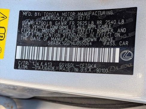 Used 2017 Lexus ES 350 image 23