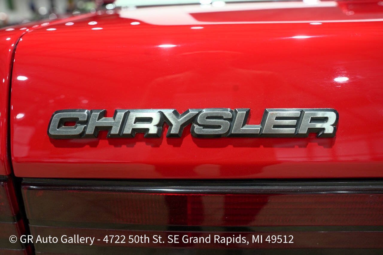 Used 1988 Chrysler LeBaron Convertible FWD image 36