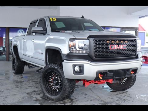 Used 2015 GMC Sierra 1500 SLT w/ SLT Crew Cab Value Package AWD/4WD image 1