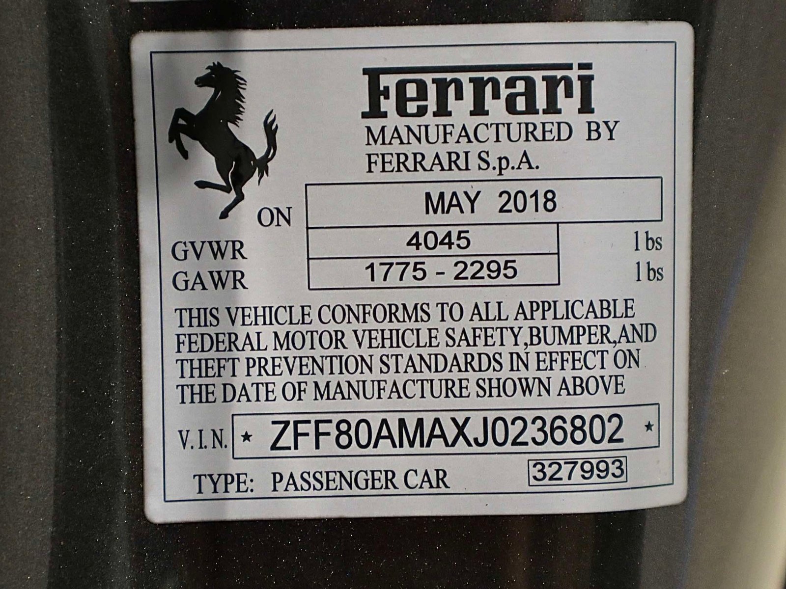 Certified 2018 Ferrari 488 Spider RWD image 40
