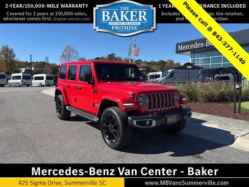 Used 2021 Jeep Wrangler Unlimited Sahara w/ Cold Weather Group image 1
