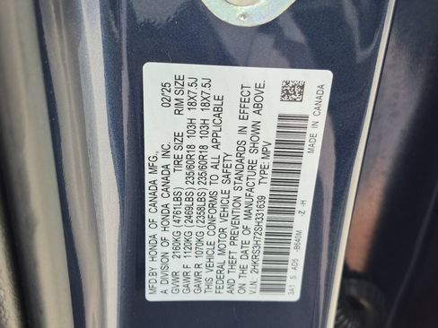 Certified 2025 Honda CR-V EX-L image 22