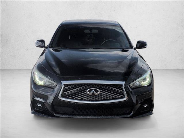 Used 2019 INFINITI Q50 Red Sport 400 w/ Sensory Package RWD image 2