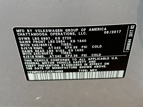 Used 2018 Volkswagen Atlas SEL AWD/4WD image 26