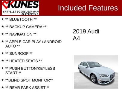 Used 2019 Audi A4 2.0T Premium Plus w/ Premium Plus Package
