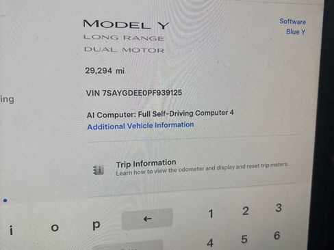 Used 2023 Tesla Model Y Long Range AWD/4WD image 1
