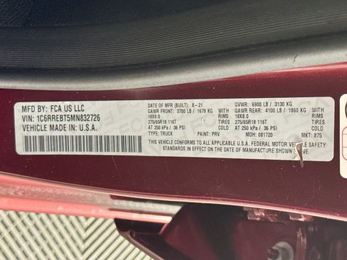 Used 2021 RAM 1500 Big Horn RWD image 71