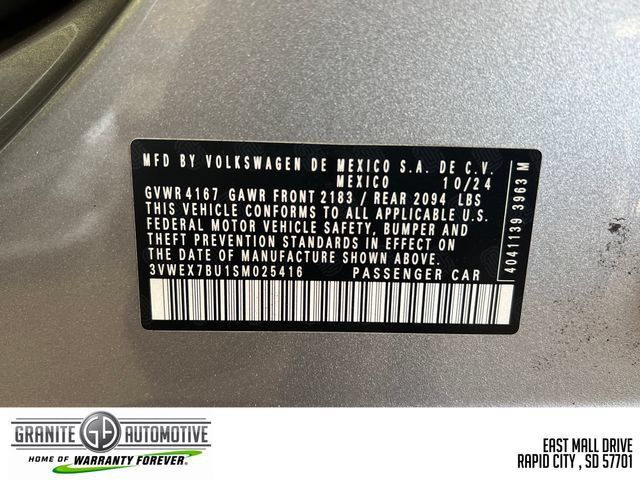 Used 2025 Volkswagen Jetta SE FWD image 25