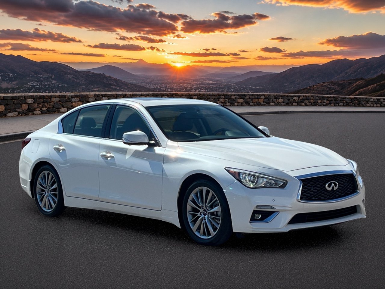 Certified 2023 INFINITI Q50 Luxe w/ Cargo Package RWD image 7