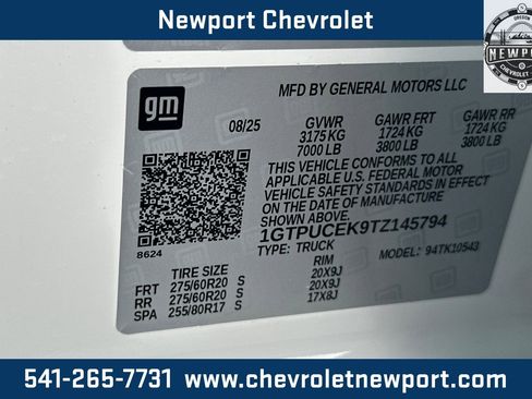 New 2026 GMC Sierra 1500 Elevation w/ LPO, Elevation Black Package image 31