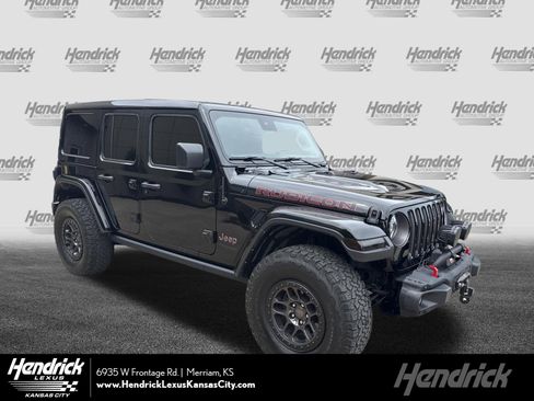 Used 2022 Jeep Wrangler Unlimited Rubicon w/ Steel Bumper Group AWD/4WD image 1