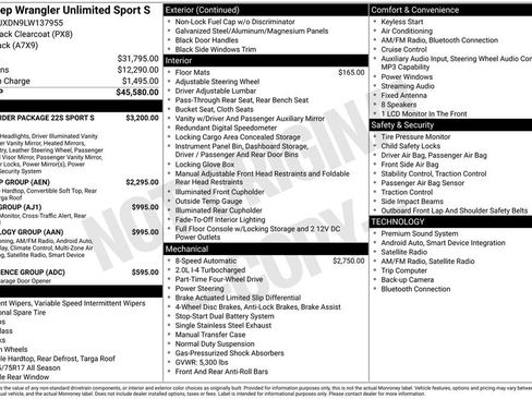 Used 2020 Jeep Wrangler Unlimited Sport S image 6