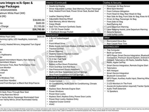 Used 2025 Acura Integra A-Spec w/ Technology Package FWD image 3