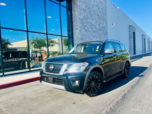 Used 2018 Nissan Armada Platinum w/ Captain Seat Package AWD/4WD image 1