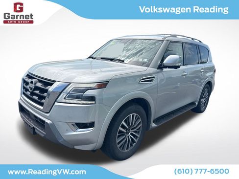 Used 2023 Nissan Armada SL w/ Captain's Chairs Package AWD/4WD image 1