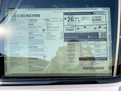 New 2026 Volvo XC40 B5 Plus w/ Climate Package image 15