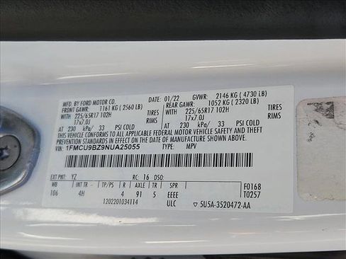 Used 2022 Ford Escape SE AWD/4WD image 25