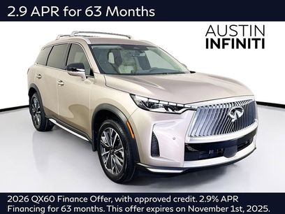 New 2026 INFINITI QX60 Luxe w/ Cargo Package