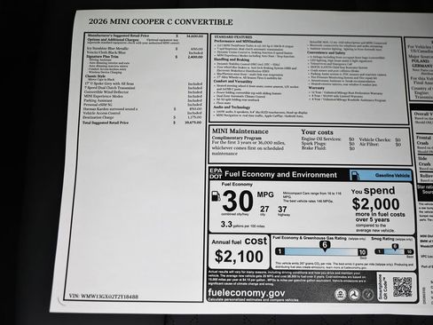 New 2026 MINI Cooper Convertible image 26