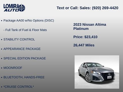 Used 2023 Nissan Altima AWD image 8