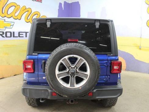Used 2019 Jeep Wrangler Unlimited Sahara w/ Uconnect 4C Nav & Sound Group AWD/4WD image 7