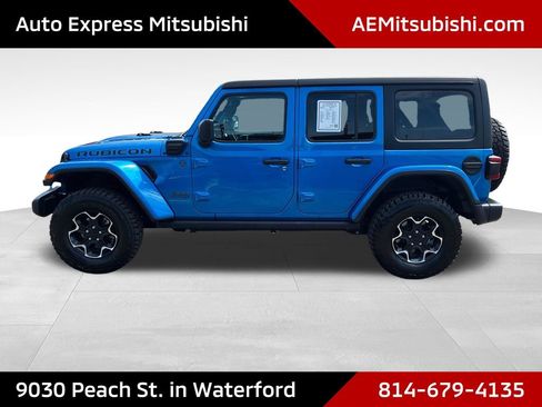 Used 2023 Jeep Wrangler Unlimited Rubicon 4xe w/ Cold Weather Group AWD/4WD image 4