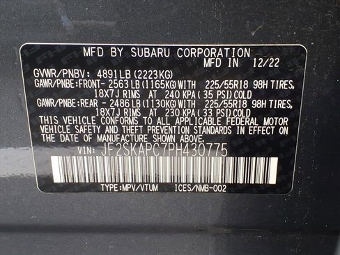 Certified 2023 Subaru Forester Limited image 28