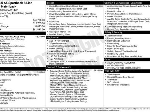 Used 2023 Audi A5 2.0T Prestige w/ Black Optic Plus Package image 23