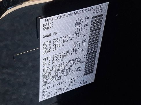 New 2026 INFINITI QX60 Sport w/ Dark Cargo Package image 6