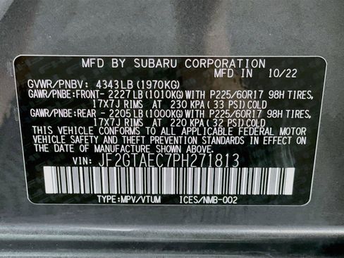 Used 2023 Subaru Crosstrek 2.0i Premium AWD/4WD image 34