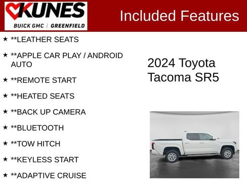 Used 2024 Toyota Tacoma SR5 AWD/4WD image 2