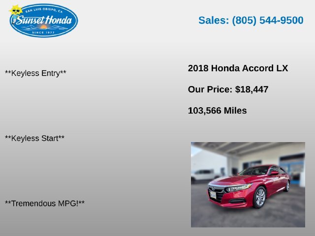 Used 2018 Honda Accord LX image 6