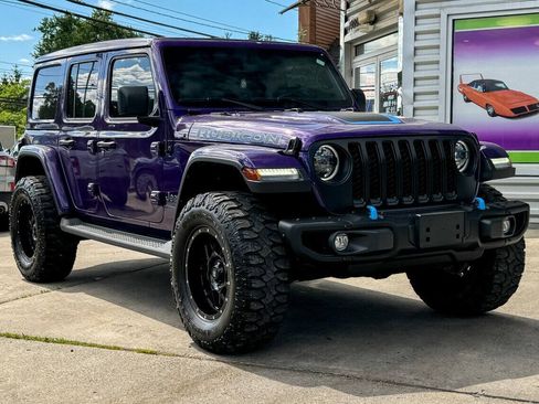 Used 2023 Jeep Wrangler Unlimited Rubicon 4xe w/ Steel Bumper Group AWD/4WD image 1