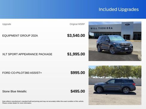Certified 2023 Ford Explorer XLT w/ Equipment Group 202A RWD image 5