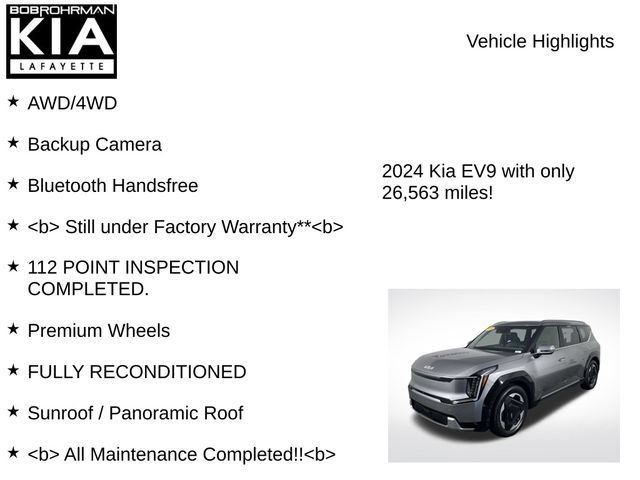 Used 2024 Kia EV9 Land AWD/4WD image 8